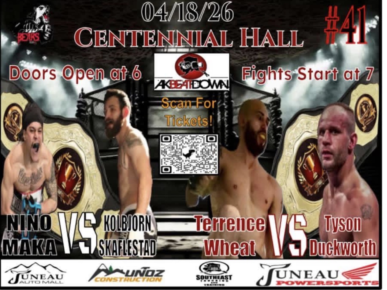 AK Beatdown fight card poster